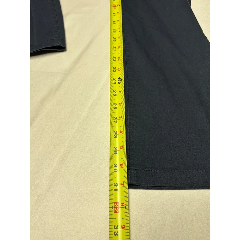 Birddogs Mens Navy Blue Performance Pants Chino Stretch 36x32 Flat Front‎
